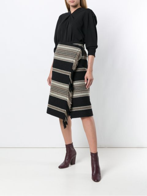 Isabel Marant Harden Asymmetric Skirt - Farfetch