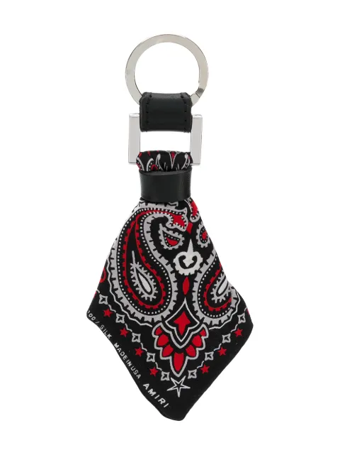 AMIRI silk bandana keychain