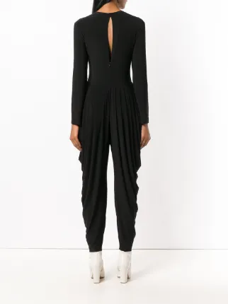 norma kamali waterfall jumpsuit