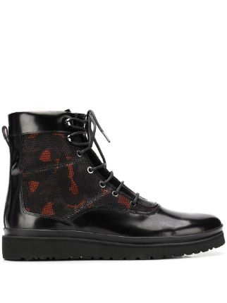 armani combat boots