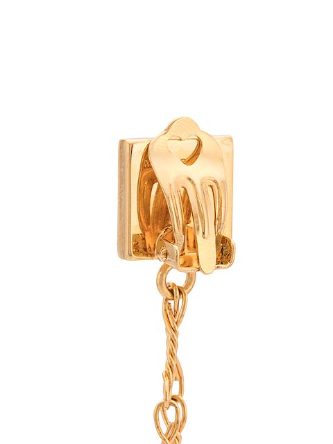MARNI MARNI SUSPENDED FLOWER DROP EARRINGS - WHITE