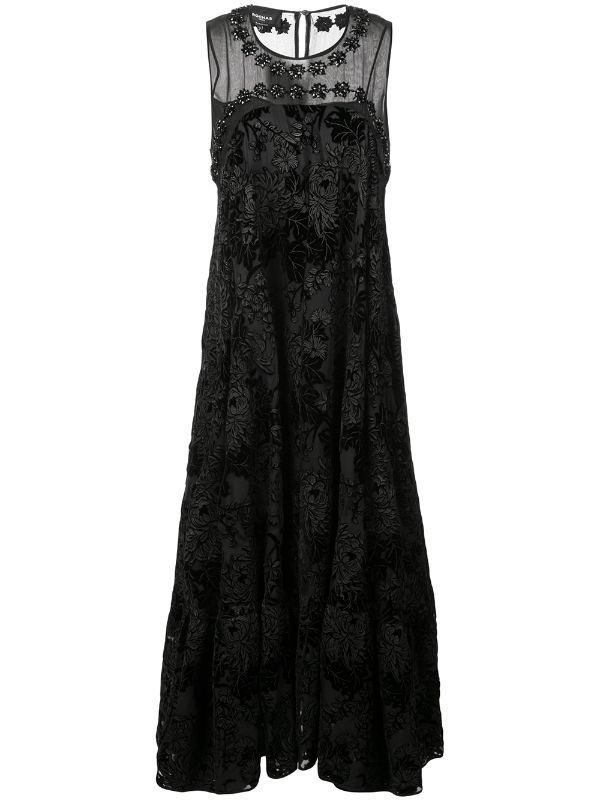 rochas black dress