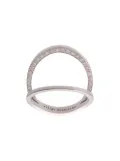 Delfina Delettrez double band ring - White