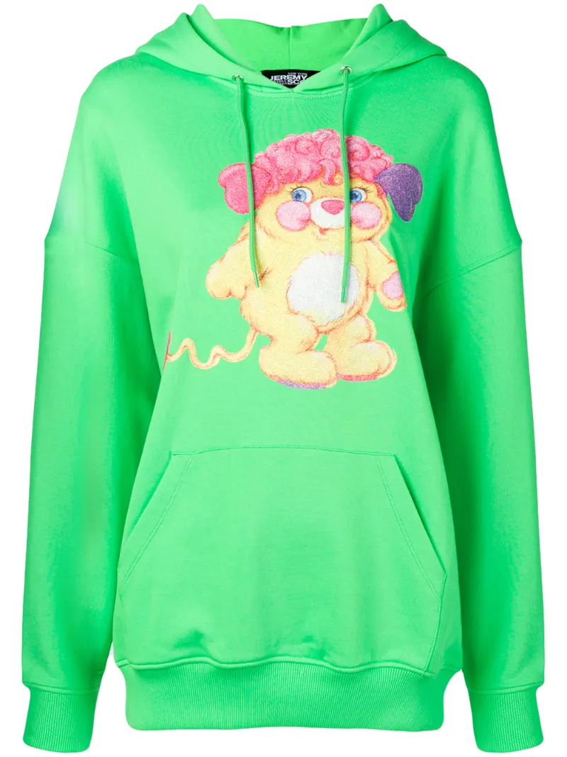 Jeremy Scott толстовка с капюшоном и принтом