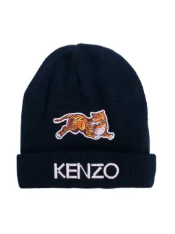 tiger patch beanie