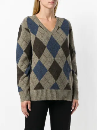 ralph lauren argyle sweater dress