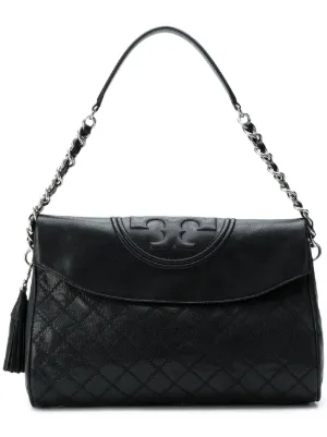 Tory Burch Purses Handbags Online Farfetch Fleming Fold Over Hobo Bag