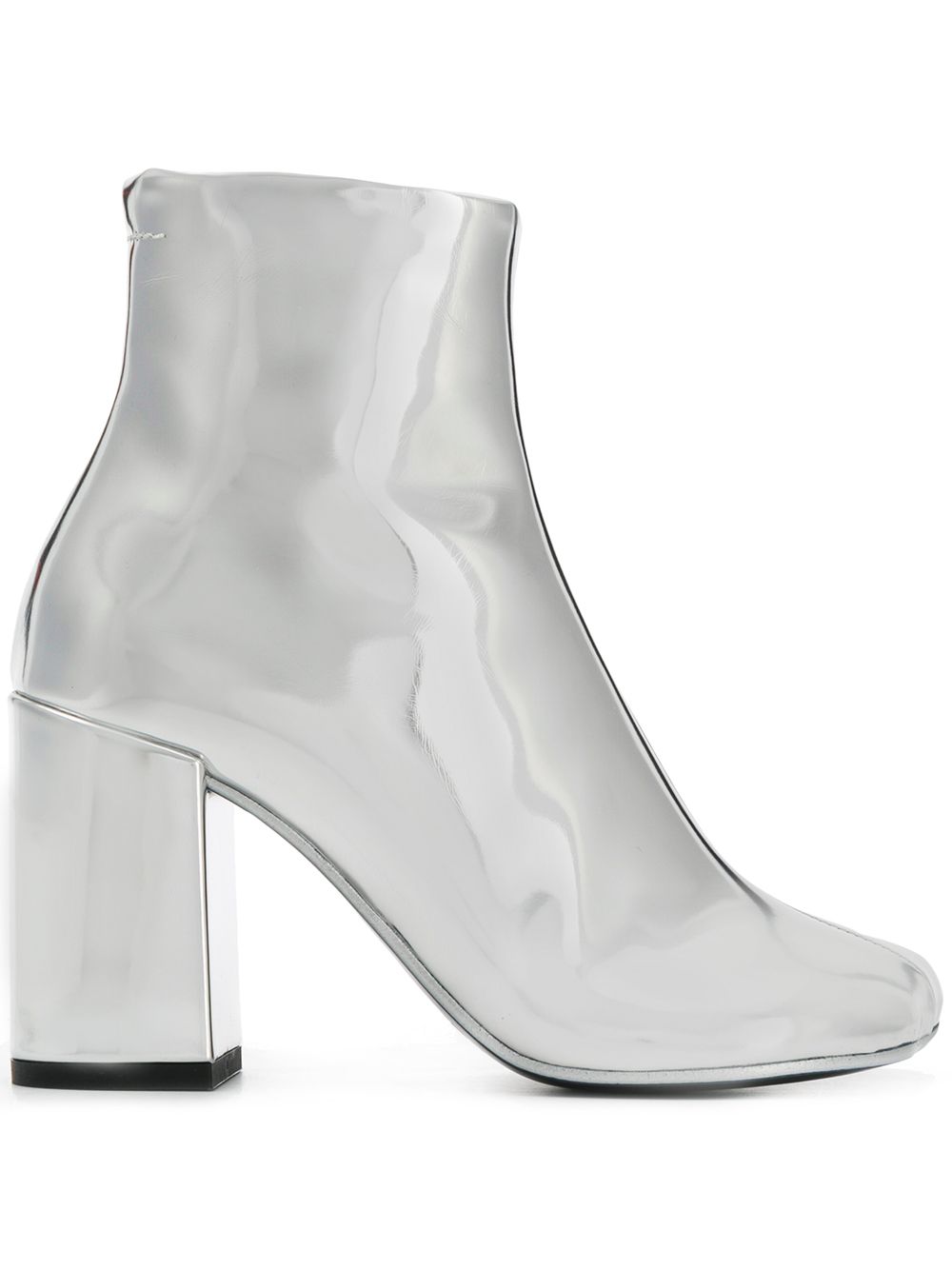 фото Mm6 maison margiela metallic ankle boots