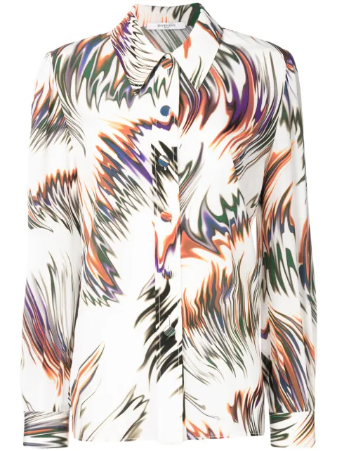 Givenchy swirl print shirt