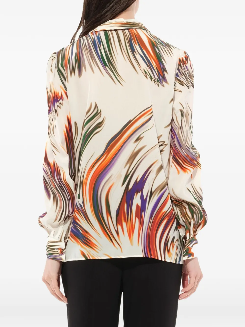 Givenchy T-shirt met Swirldessin Wit