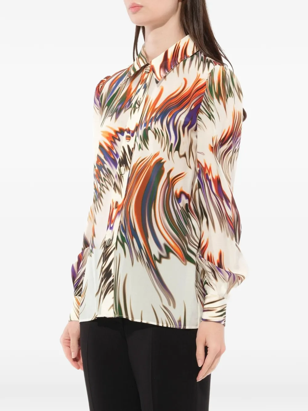  Givenchy Hemd Mit Print   Weiß 