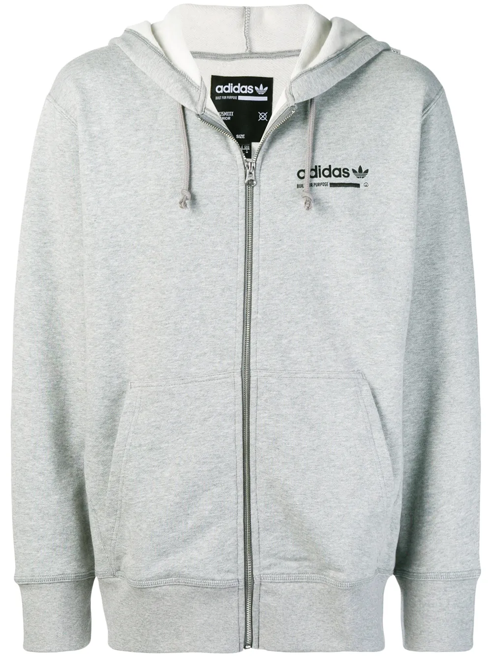 adidas Kaval ジップアップ パーカー - グレー adidas Kaval ジップアップ パーカー - グレー