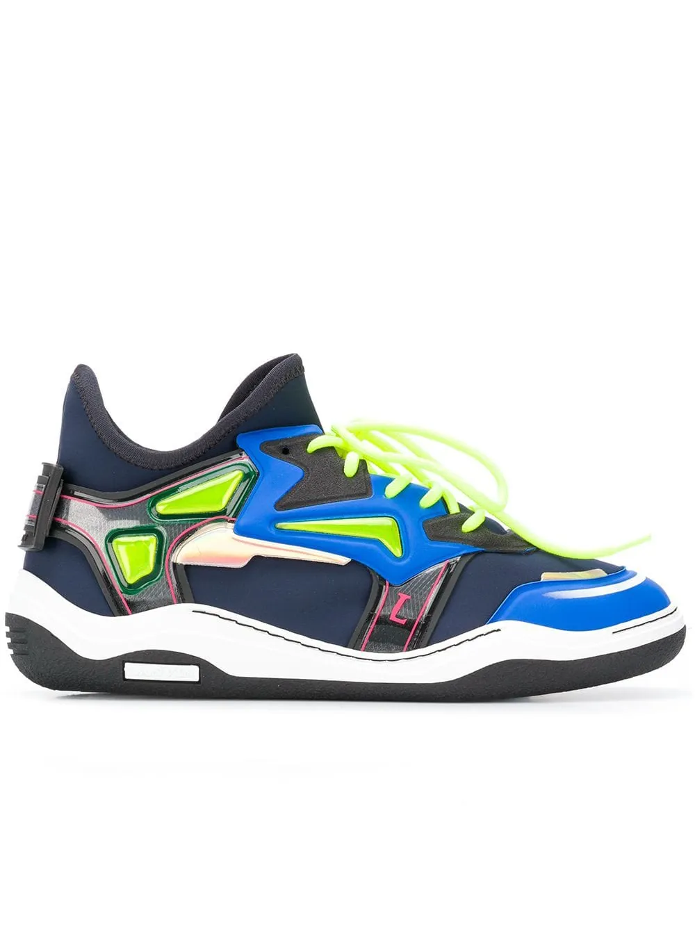 Lanvin sneakers met contrasterende kleurvlakken Blauw
