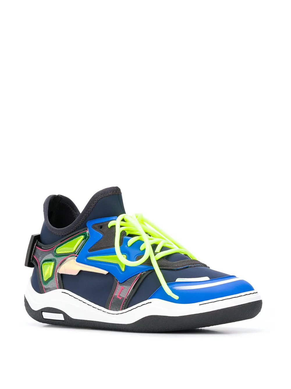 Lanvin sneakers met contrasterende kleurvlakken Blauw