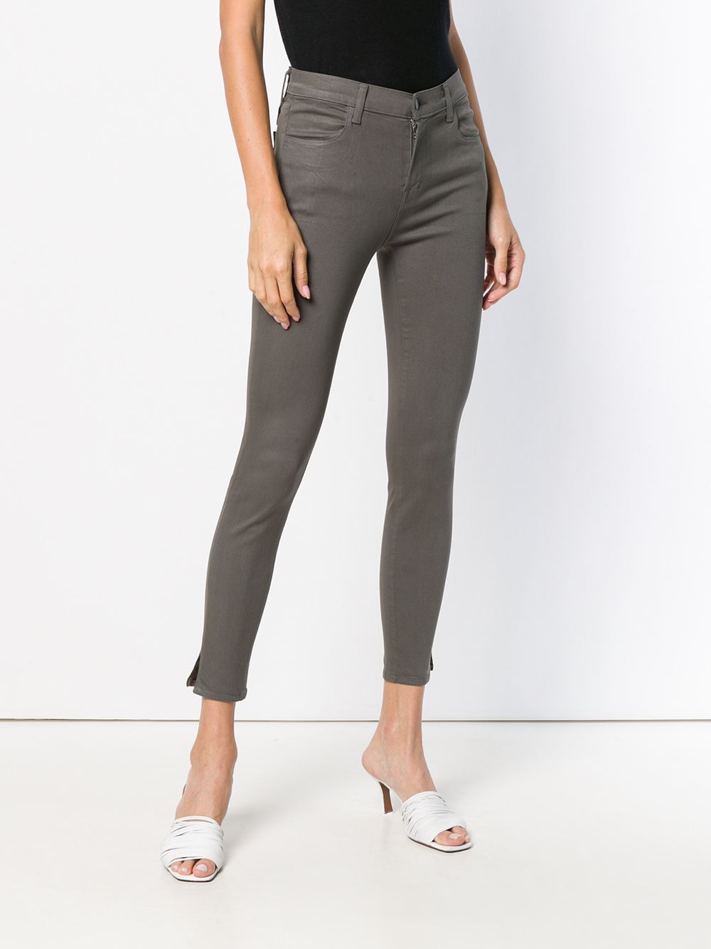 фото J Brand cropped skinny jeans