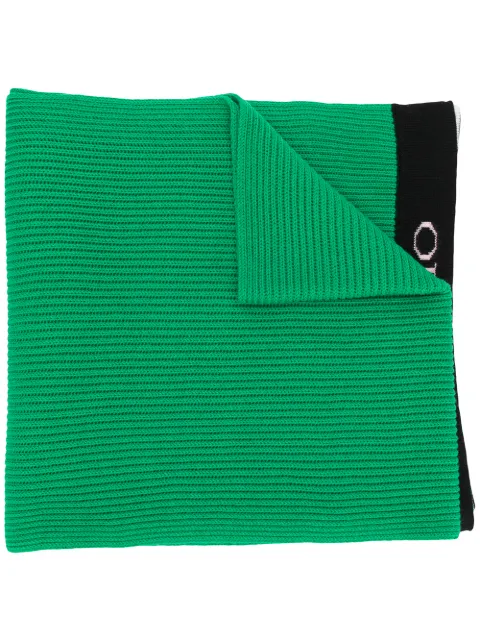 EMILIO PUCCI EMILIO PUCCI BRANDED CLASSIC SCARF - GREEN