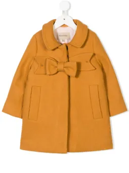 bow detail coat