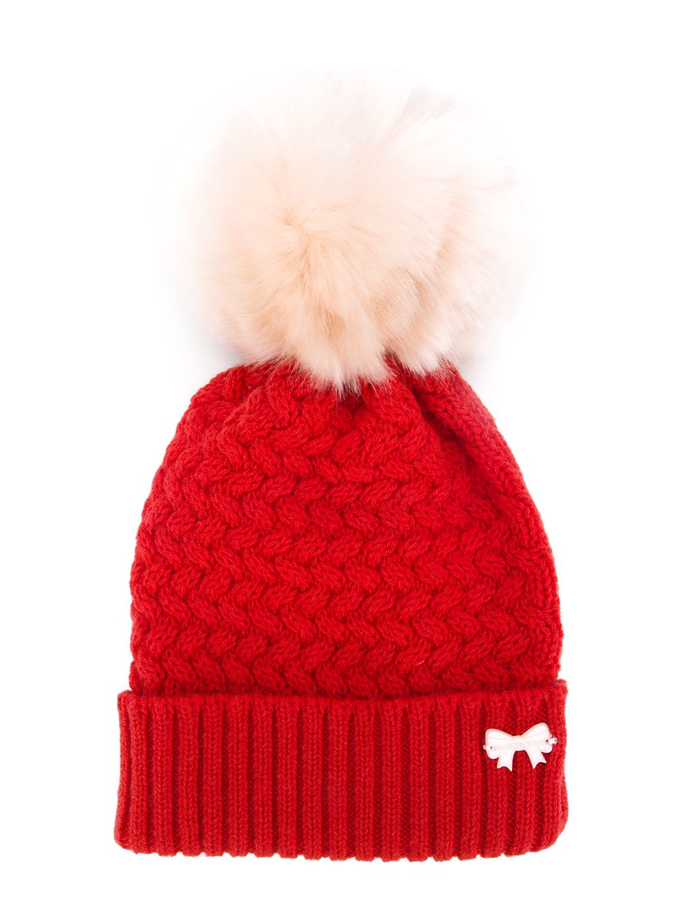 фото Hucklebones london chunky pompom beanie