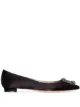 Image 1 of Manolo Blahnik Hangisi appliqué flat pumps