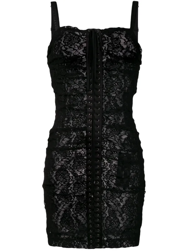 vestido preto dolce gabbana