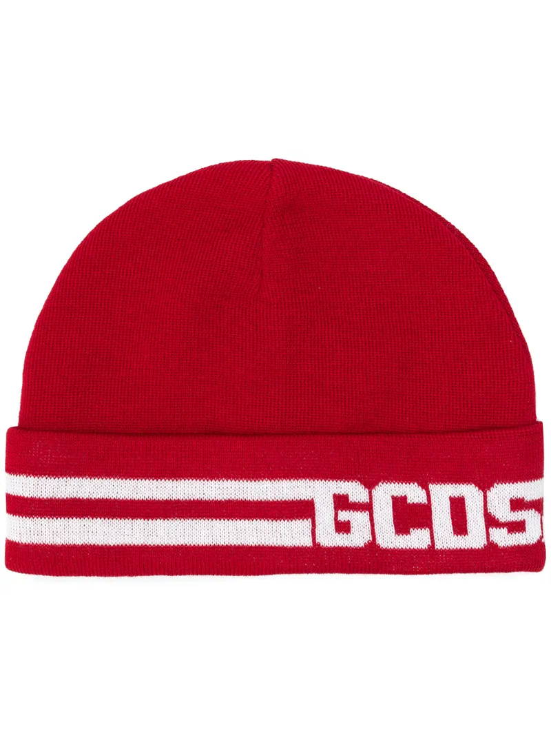 Gcds intarsia logo beanie