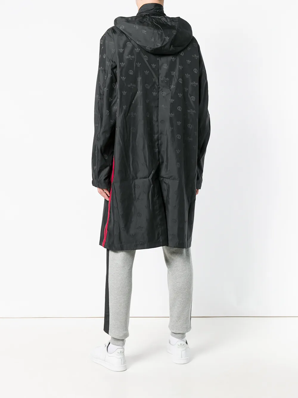 Long Brand Raincoat