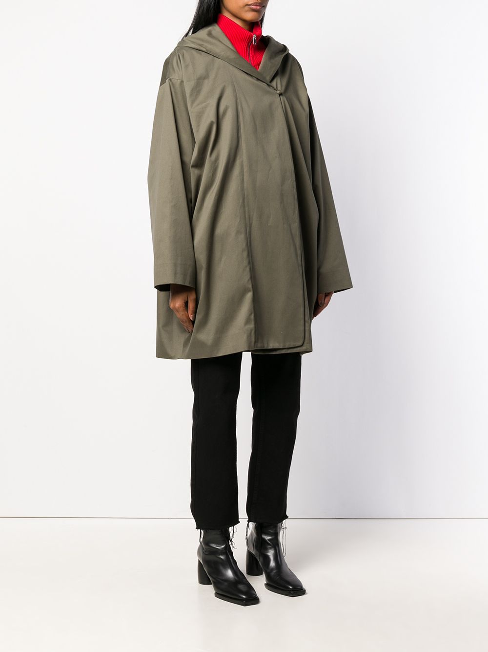 фото Daniela Gregis hooded trench coat