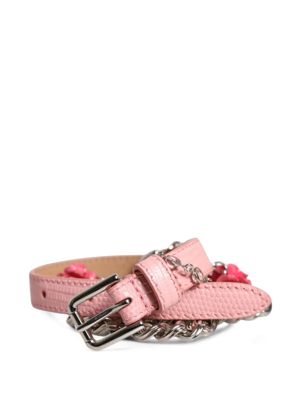 Dolce & Gabbana floral-embellished belt