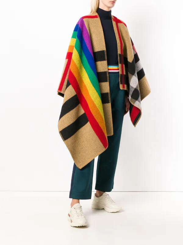 burberry poncho men