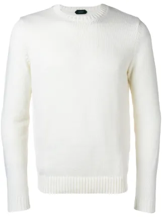 white basic jumper
