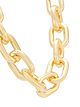 Jack Vartanian Colar 'Chain G' prata com banho ouro 18k