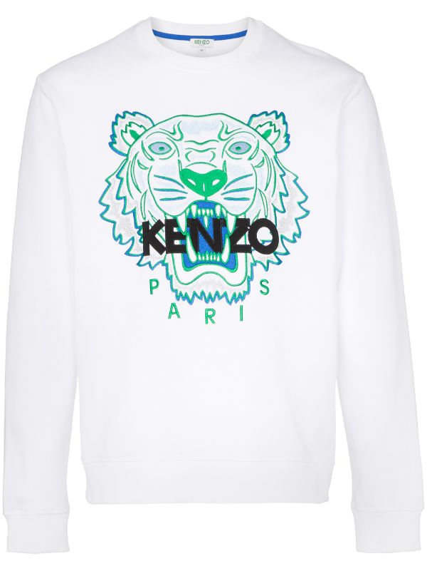 kenzo white jumper mens