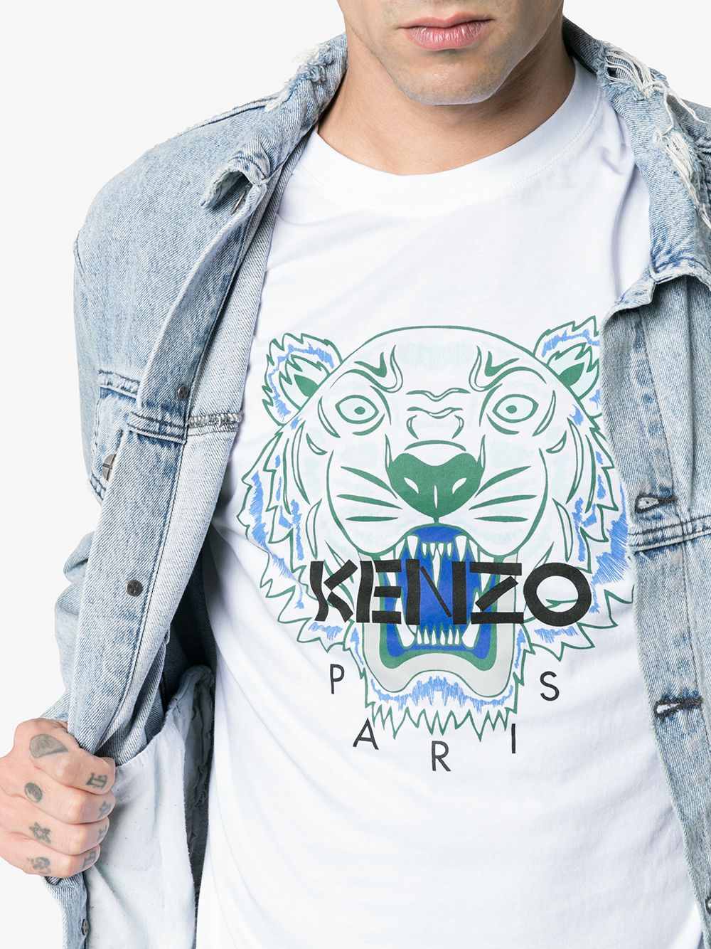 фото Kenzo футболка 'tiger' с логотипом