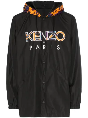 Kenzo x Verdy logo-print Hooded Windbreaker | Black | FARFETCH