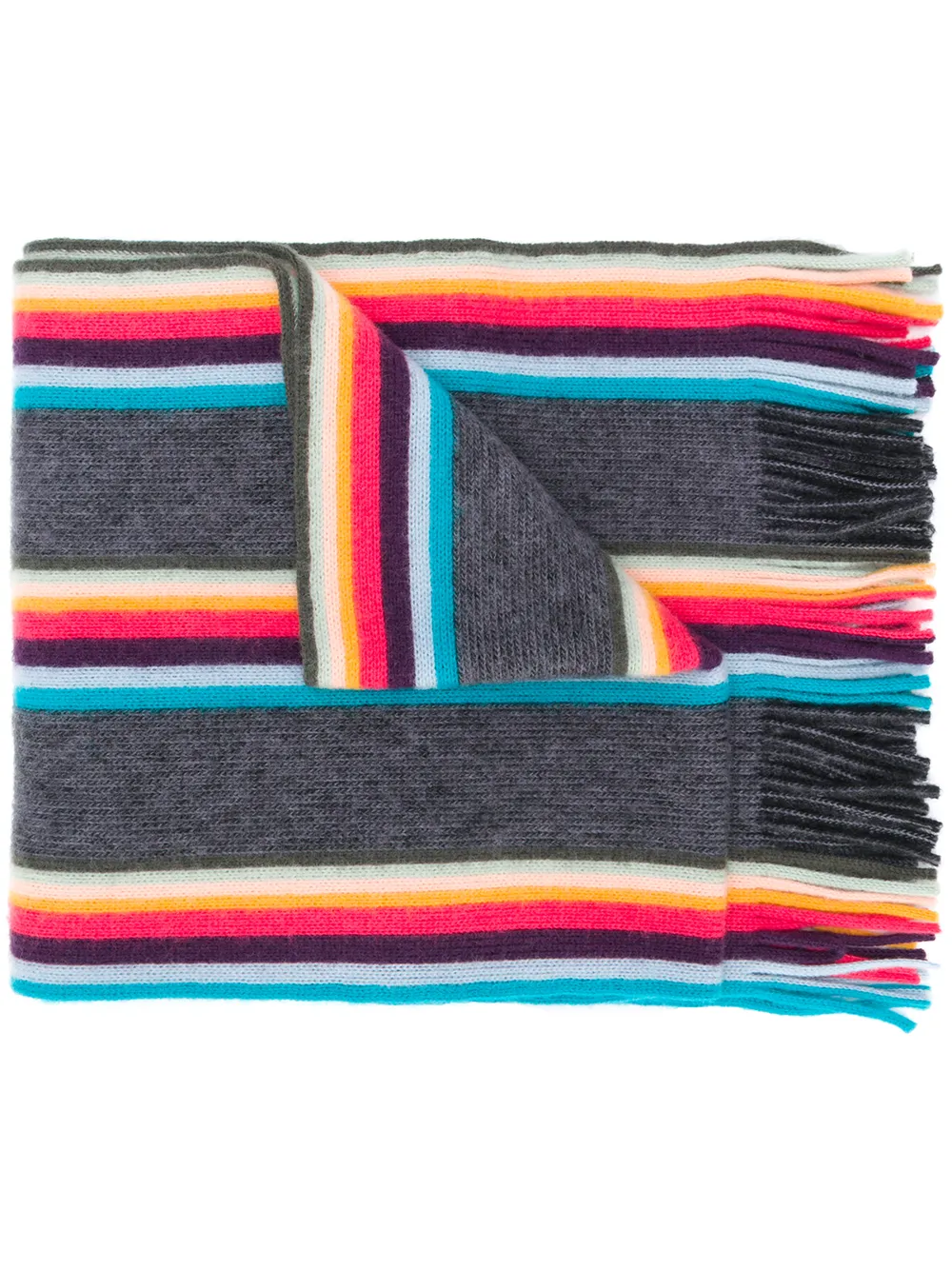 PAUL SMITH rainbow stripe scarf 7311₽