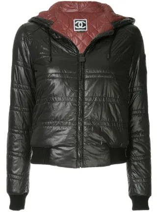 Chanel Pre-Owned Padded Hooded Jacket 