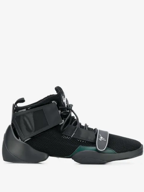 Giuseppe Zanotti split sole logo strap sneakers