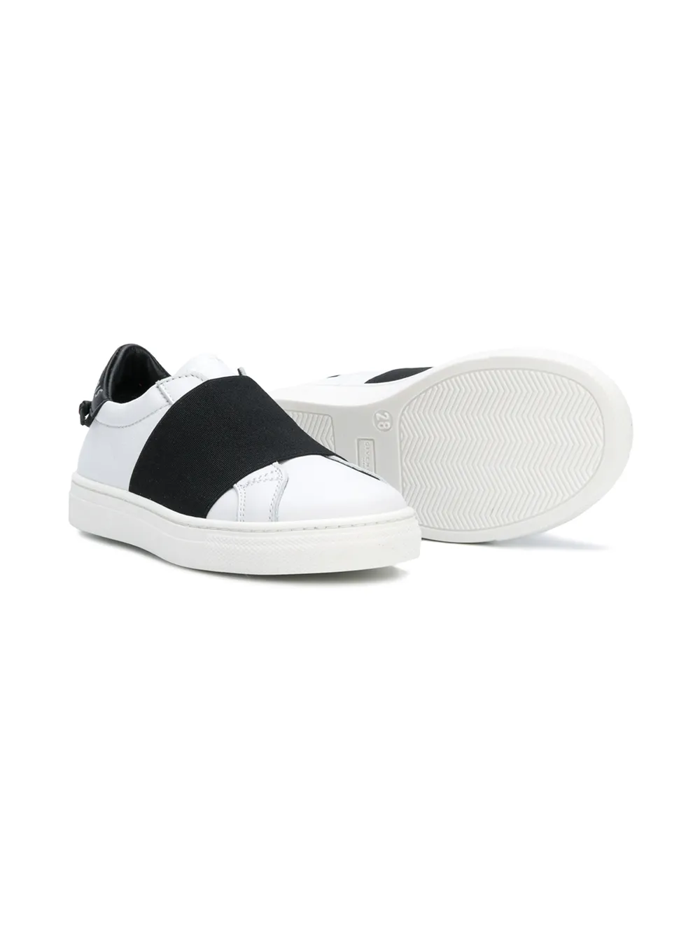 Givenchy Kids low top sneakers met logo - Wit