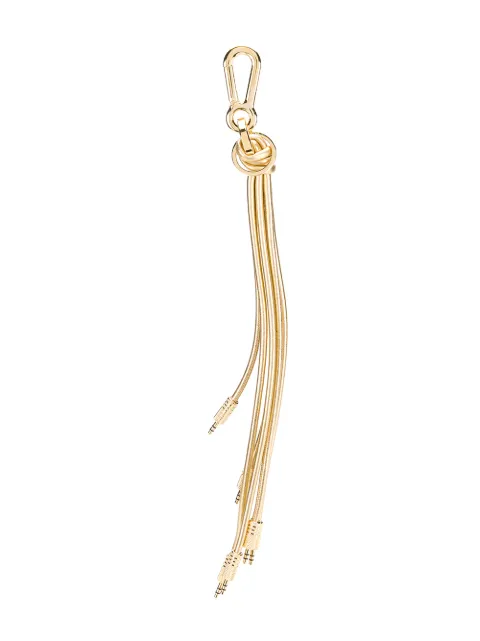 LOEWE gold aux cable keyring