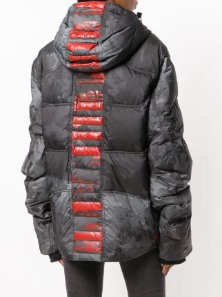 camouflage oversized puffer jacket展示图