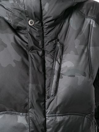 camouflage oversized puffer jacket展示图