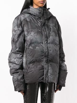 camouflage oversized puffer jacket展示图