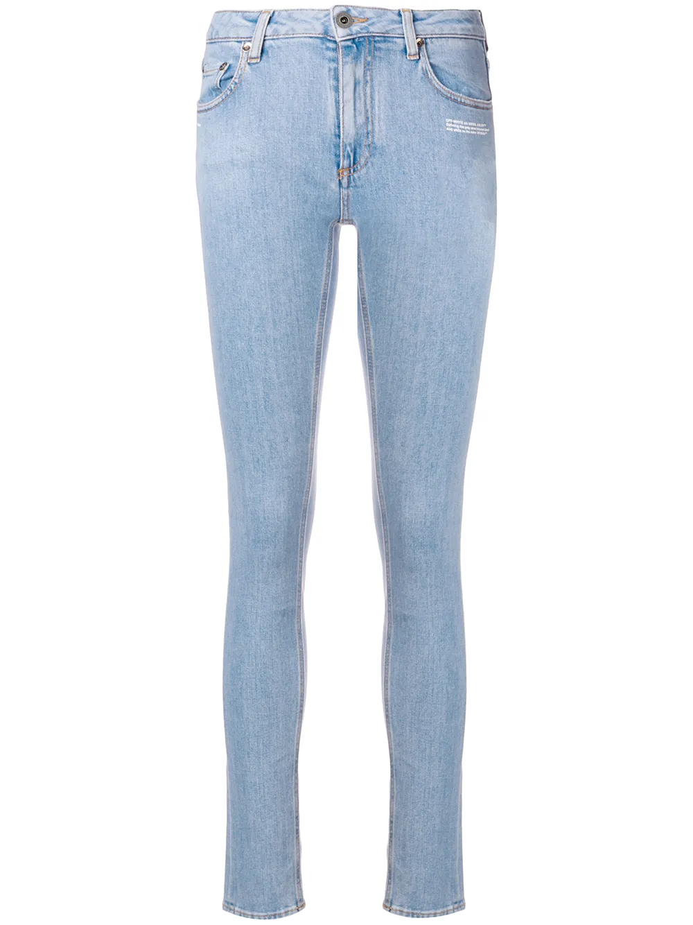 Off-White Klassisches Skinny-Jeans - Blau