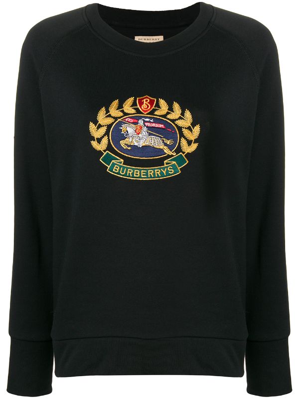 burberry embroidered sweatshirt