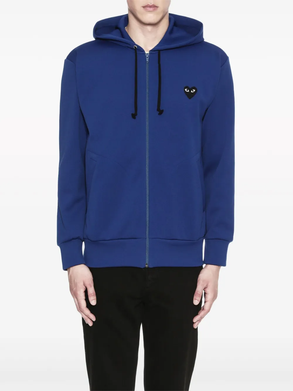 Image 2 of Comme Des Garçons Play Big Heart zip-up hoodie