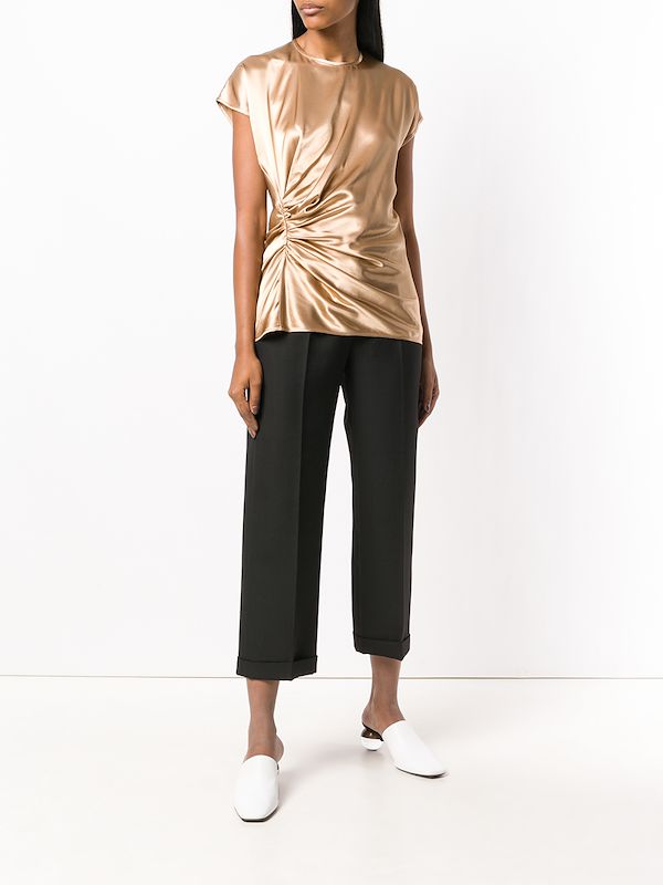 Helmut Lang Draped Top 409 Buy Online Aw18 Quick Shipping Price