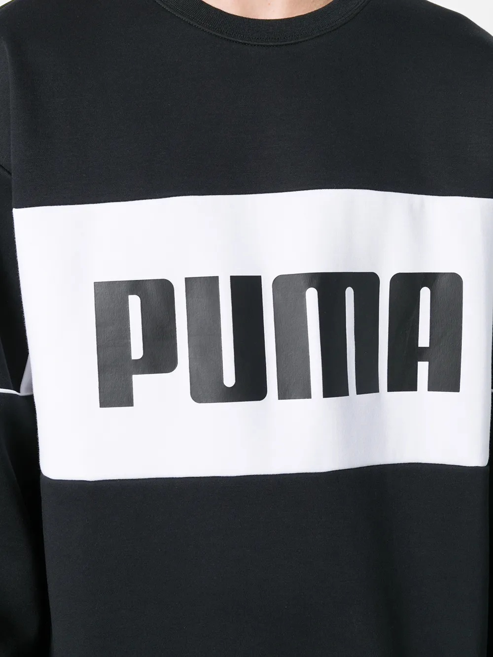 PUMA trui met print Zwart
