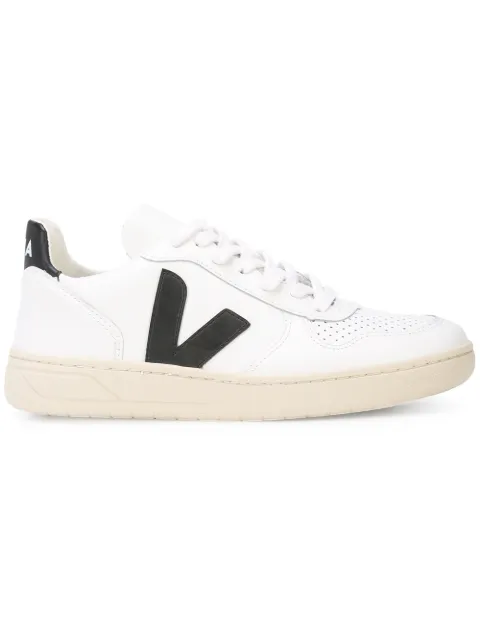 Veja Metallic Effect Sneakers In Pink | ModeSens