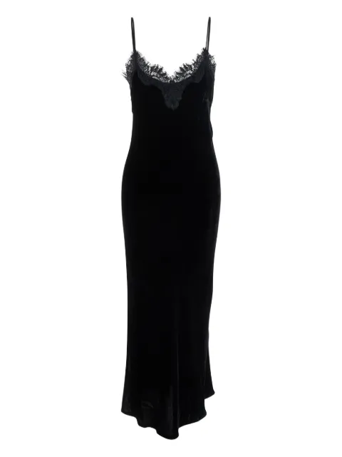 Gold Hawk long slip dress