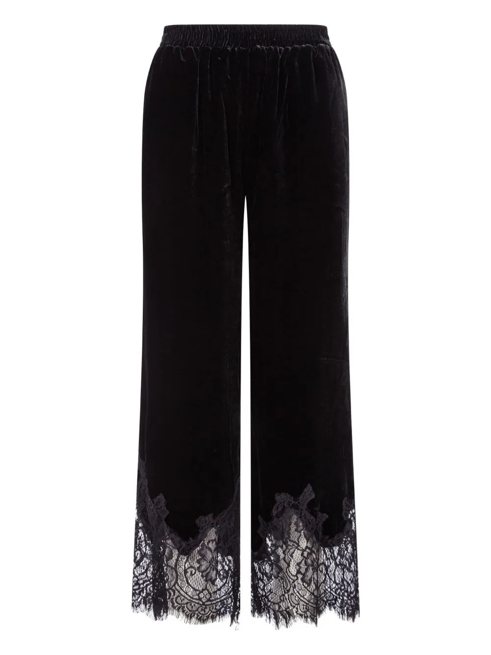 Gold Hawk lace-panels trousers | Black | Image 1